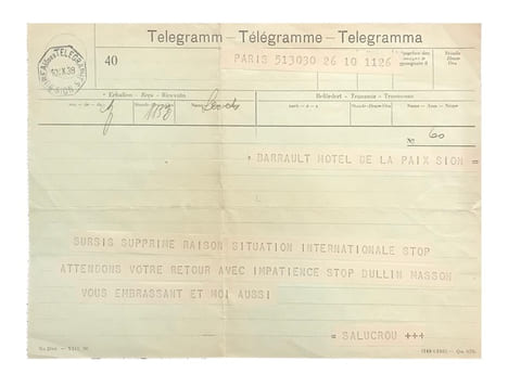 Ensemble de 4 lettres autographes signées adressées à Madeleine Renaud.. [RENAUD, Madeleine].[BERNARD, Jean-Jacques.] — [GRANVAL, Charles.] — ...