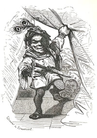 Les Nains célèbres, depuis l’antiquité jusques et y compris Tom-Pouce, illustrés par Édouard de Beaumont.