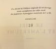 Le Miel et l'Amertume.. BEN JELLOUN, Tahar.