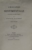 L’Éducation sentimentale - Histoire d’un jeune homme. . FLAUBERT, Gustave.