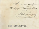 Les Violettes, élégies et poèmes.. FABRE, Abel.