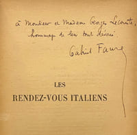 Les Rendez-vous italiens.