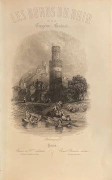 Les Bords du Rhin.. GUINOT Eugène