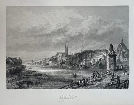 Les Bords du Rhin.. GUINOT Eugène
