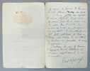 Lettre autographe signée, 2 pages in-8, (200 x 156), non datée, à Mme Dettelbach, sur papier à décors gaufré.. REBOUX, Paul (Pseudonyme d'André ...