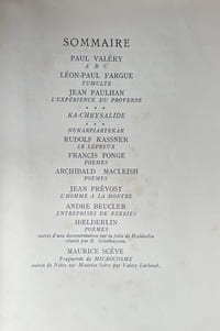 Commerce. Cahiers Trimestriels. V. Automne 1925.