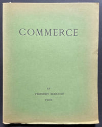 Commerce. Cahiers Trimestriels. XV. Printemps. 1928.