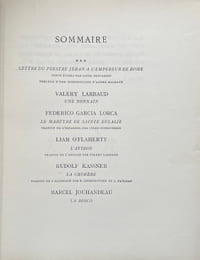 Commerce. Cahiers Trimestriels. XVII. Automne 1928.