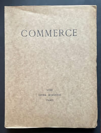 Commerce. Cahiers Trimestriels. XVIII. Hiver 1928.