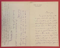 Lettre autographe signée, (Septembre 1895), à Maurice Edmond Saillant, dit Curnonsky.
