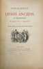 Catalogue de Livres anciens et modernes, rares et curieux de la Librairie Auguste Fontaine. . CATALOGUE. — LIBRAIRIE AUGUSTE FONTAINE.