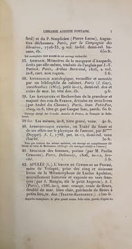 Catalogue de Livres anciens et modernes, rares et curieux de la Librairie Auguste Fontaine. . CATALOGUE. — LIBRAIRIE AUGUSTE FONTAINE.