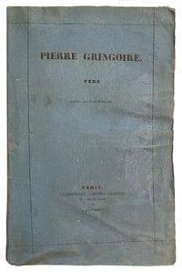 Pierre Gringoire. Vers.