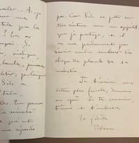 Lettre autographe signée, à son amie Marguerite Moreno, (sans date, année 1917), 4 pages in-8, 195 x 144, sur papier vert pâle à l’adresse du Palace Hôtel Rome.