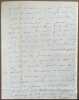 Lettre autographe de Colette à son amie Marguerite Moreno, le 27 mars 1918, 2 pages in-4 : 254 x 197, accompagnée de son enveloppe timbrée à la date ...