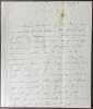Lettre autographe de Colette à son amie Marguerite Moreno, le 8 avril 1918, 2 pages in-4 : 232 x 197, accompagnée de son enveloppe timbrée à la date ...