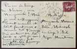 Carte postale autographe de Colette à son amie Marguerite Moreno, (25 août 1925), 137 x 86, recto représentant la maison de Louis XIV à Saint-Jean de ...