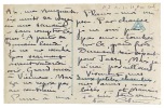 Carte postale autographe signée, à son amie Marguerite Moreno, (sans date, début 1931), 133 x 85, scène de marché intitulée Salutari din Romania, la ...