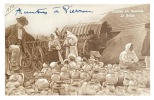Carte postale autographe signée, à son amie Marguerite Moreno, (sans date, début 1931), 133 x 85, scène de marché intitulée Salutari din Romania, la ...