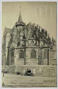 Carte postale autographe signée adressée à son ami Curnonsky.