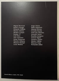 Espagne, Arte abstracto. 1950-1965. Septembre-Novembre 1989.