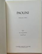 Paolini. Melanconia ermetica. par Repères - Cahiers d'art contemporain n°21.  - Image 2