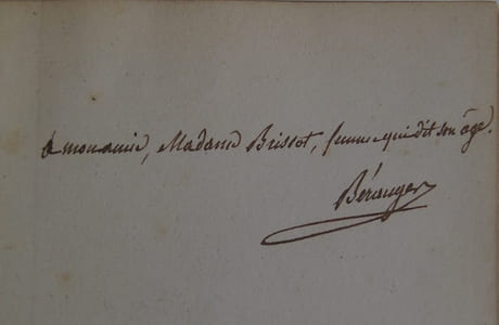 Œuvres Complètes de P.-J. de B ranger, nouvelle édition revue par l’auteur.
