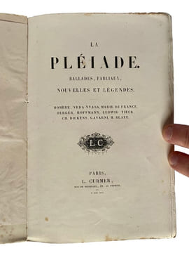 La Pléiade. Légendes, poèmes, nouvelles, fabliaux. . LA PLÉIADE.