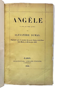 Angèle. Drame en cinq actes.