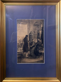 Le Capitaine Bitterlin au café.
