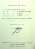 Journal intime. Lettres – Pensées.. SULLY-PRUDHOMME, Armand Prudhomme, dit