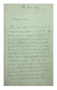 L.A.S., 24 juin 1879, à un ami