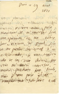2 L.A.S., Paris 29 août et 28 octobre 1821, à monsieur Lefort, éditeur de la galerie historique.