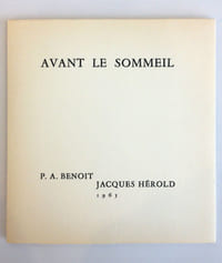 Avant le sommeil.