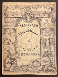 Almanach de la République et Canton de Neuchatel pour 1857 (Première année).