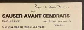 Sauser avant Cendrars.. [CENDRARS] - RICHARD (Hughes)