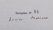 Seize poèmes anciens et nouveaux.. MARSAUX (Lucien) [pseud. d'André Hofer]