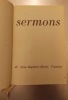 Sermons.. VIANNEY (Jean-Baptiste-Marie, dit le curé d'Ars)