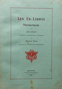 Les ex-libris neuchâtelois.