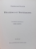 Ballades et testaments.. VILLON (François) / STAMPFLI (Pierre)
