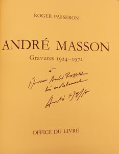 André Masson. Gravures 1924-1972.