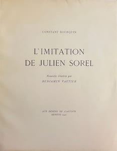 L'imitation de Julien Sorel.