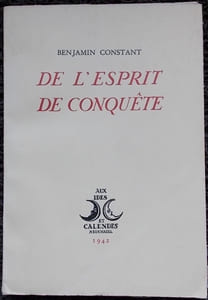 De l'esprit de conquête.