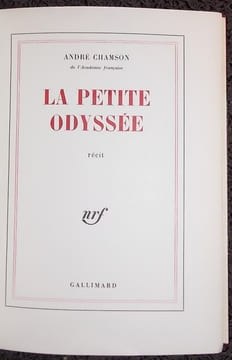 La petite Odyssée.. CHAMSON (André)