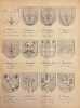Armoiries de familles neuch&acirc;teloises tir&eacute;es de l'Armorial manuscrit du notaire J. Huguenin, justicier au locle.. [HUGUENIN (J.)] - TRIPET (Maurice) & ...