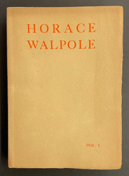 Letters to the Countess of Ossory.. WALPOLE (Horace)