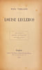 Louise Leclercq.. VERLAINE (Paul)