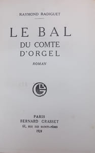 Le bal du comte D'Orgel.