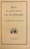 Epitres d'un imprimeur bibliolâtre à de vrais bibliophiles et à des bibliophiles qui s'ignorent & les règles qui conditionnent le beau livre ...