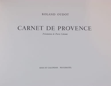 Carnet de Provence.